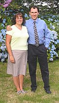 Click for a large picture of Tim and his wife Michelle.